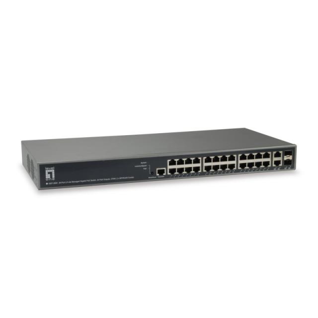 LevelOne - GEP-2682 switch Gestionado L3 Gigabit Ethernet (10/100/1000) Energía sobre Ethernet (PoE)