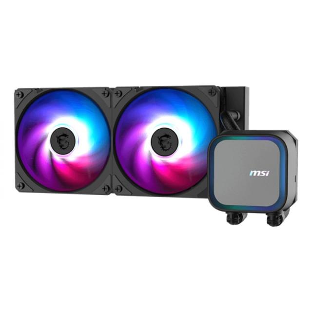 MSI - MAG Coreliquid A13 240 Placa base, Procesador Sistema de refrigeración líquida todo en uno 12 cm Negro 1 pieza(s)