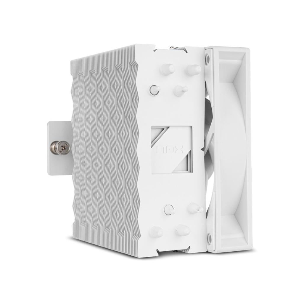 NOX - Hummer NXHUMMERR400ARGBWH sistema de refrigeración para ordenador Procesador Ventilador 12 cm Blanco