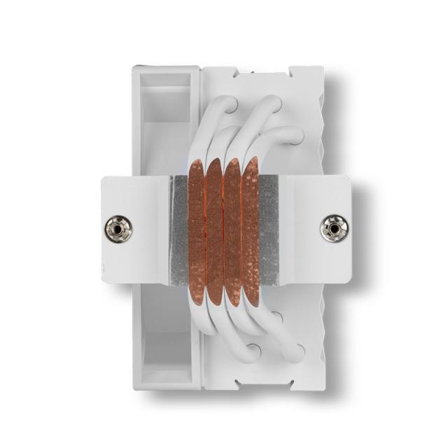 NOX - Hummer NXHUMMERR400ARGBWH sistema de refrigeración para ordenador Procesador Ventilador 12 cm Blanco