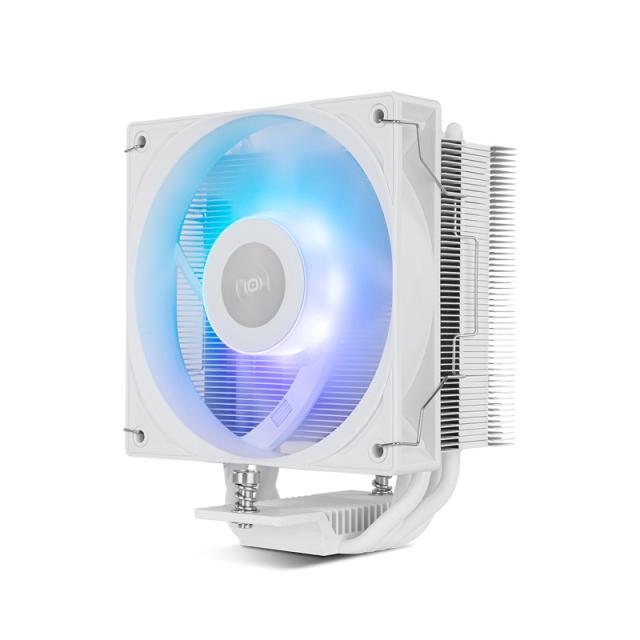 NOX - Hummer NXHUMMERR400ARGBWH sistema de refrigeración para ordenador Procesador Ventilador 12 cm Blanco