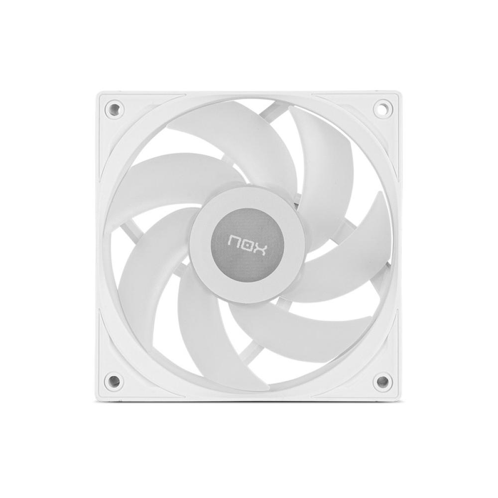 NOX - Hummer NXHUMMERR400WH sistema de refrigeración para ordenador Procesador Ventilador 12 cm Blanco