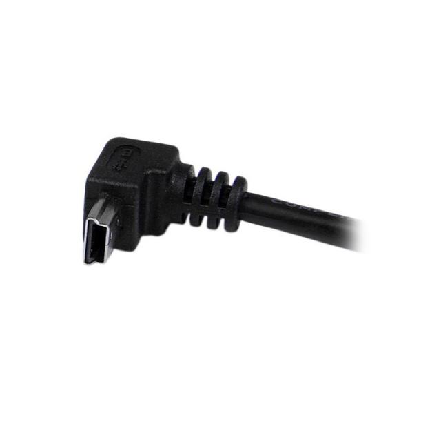 StarTech.com - Cable Adaptador 2m USB A Macho a Mini USB B Macho Acodado en Ángulo hacia Abajo