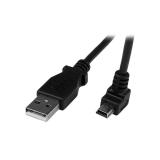StarTech.com - Cable Adaptador 2m USB A Macho a Mini USB B Macho Acodado en Ángulo hacia Abajo