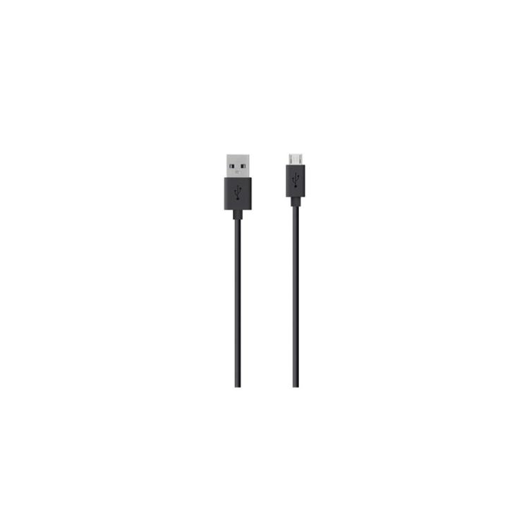 Belkin - USB A - Micro-USB, 2m cable USB USB 2.0 Micro-USB B Negro