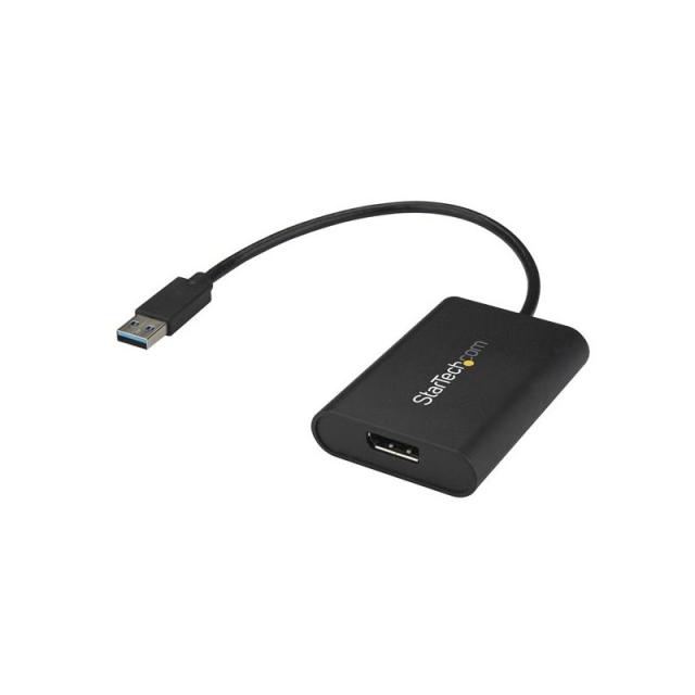 StarTech.com - Adaptador USB 3.0 a DisplayPort - 4K 30Hz - Adaptador de Vídeo Externo USB a DisplayPort para Un Monitor - Adapta