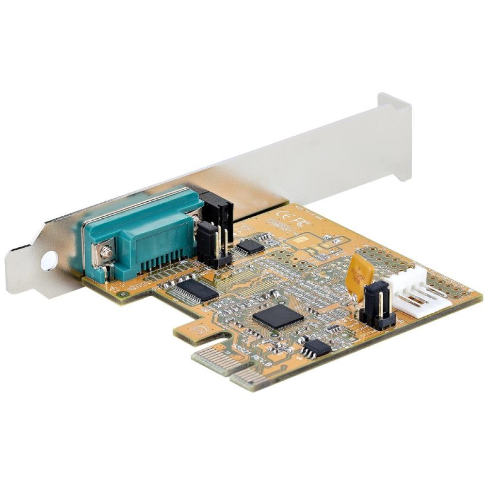 StarTech.com - Tarjeta PCI Express Serie de 1 Puerto, Tarjeta de Interfaz PCIe a Serie RS232 (DB9), Tarjeta Serial, UART 16C1050