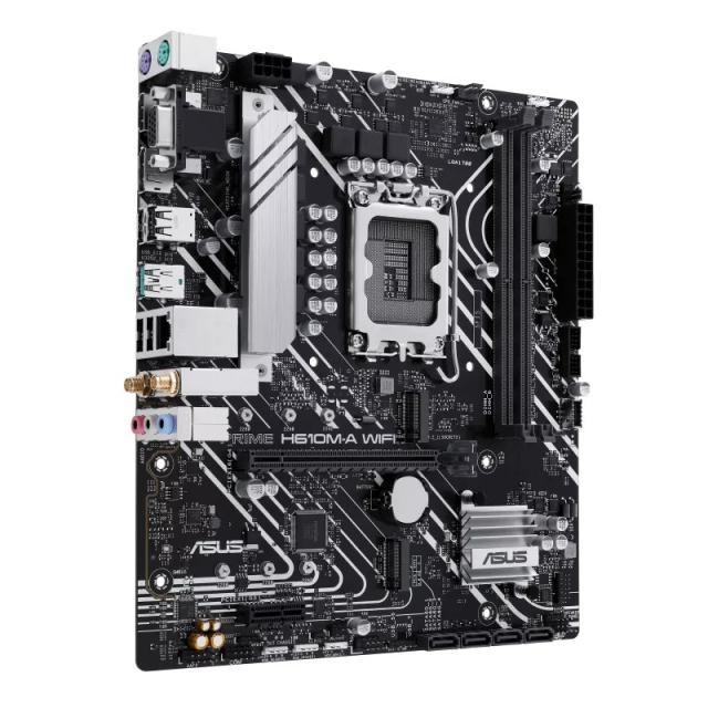 ASUS - PRIME H610M-A WIFI Intel H610 LGA 1700 micro ATX