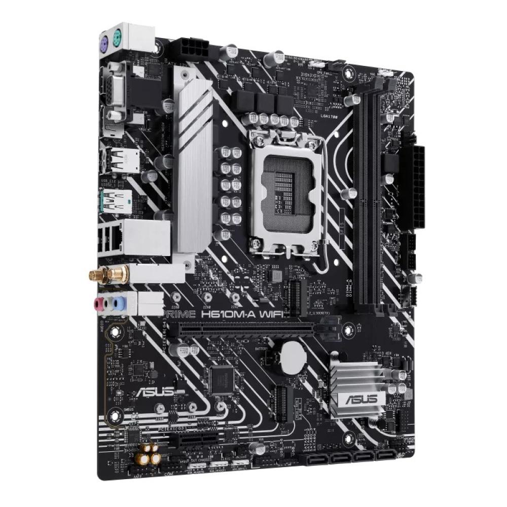 ASUS - PRIME H610M-A WIFI Intel H610 LGA 1700 micro ATX