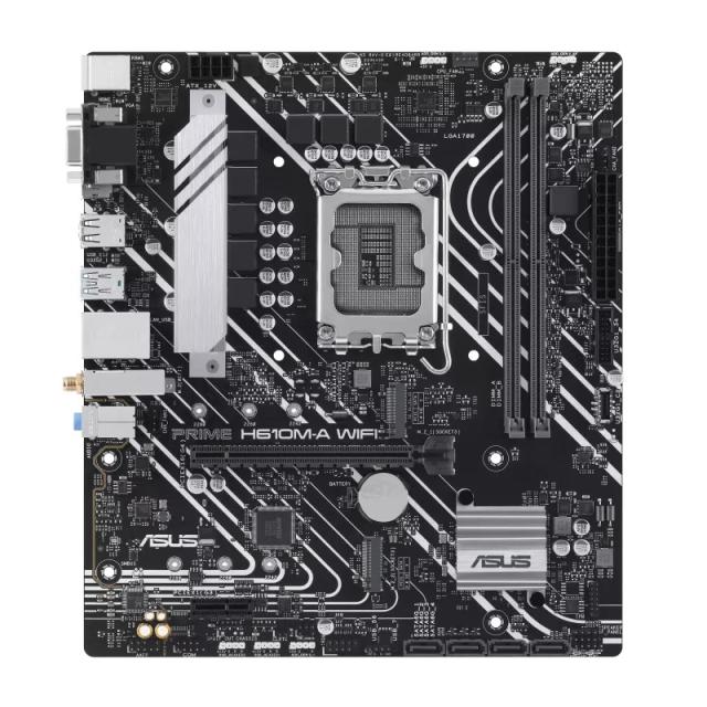 ASUS - PRIME H610M-A WIFI Intel H610 LGA 1700 micro ATX