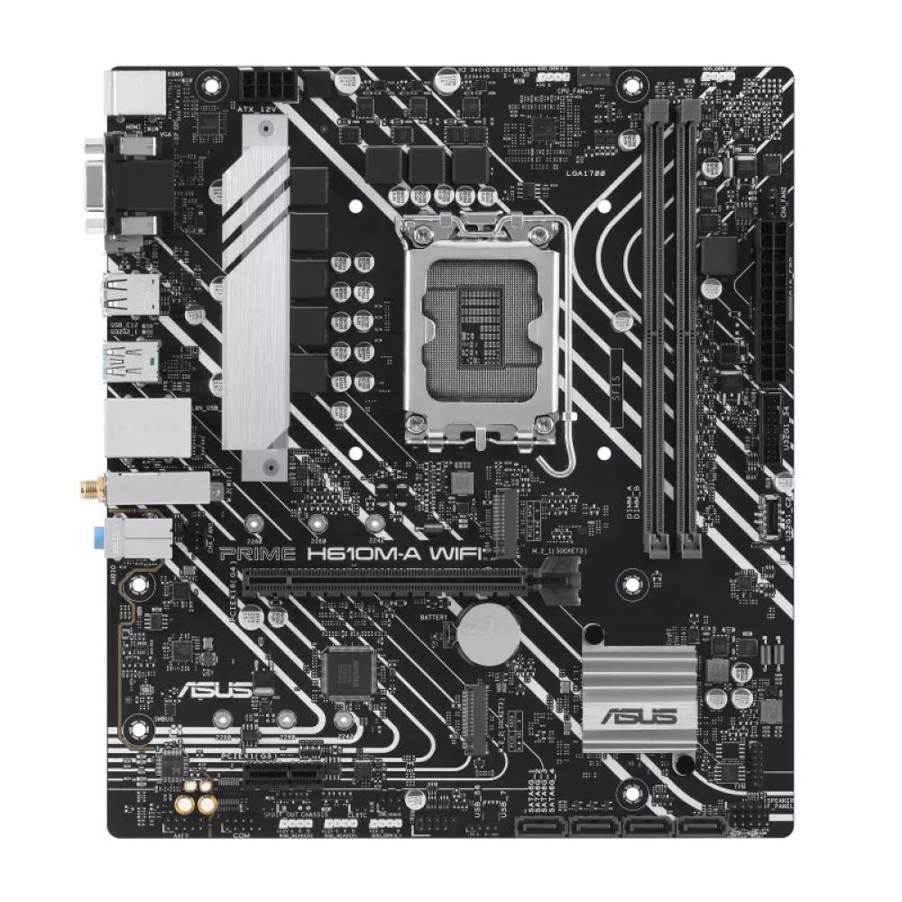 ASUS - PRIME H610M-A WIFI Intel H610 LGA 1700 micro ATX