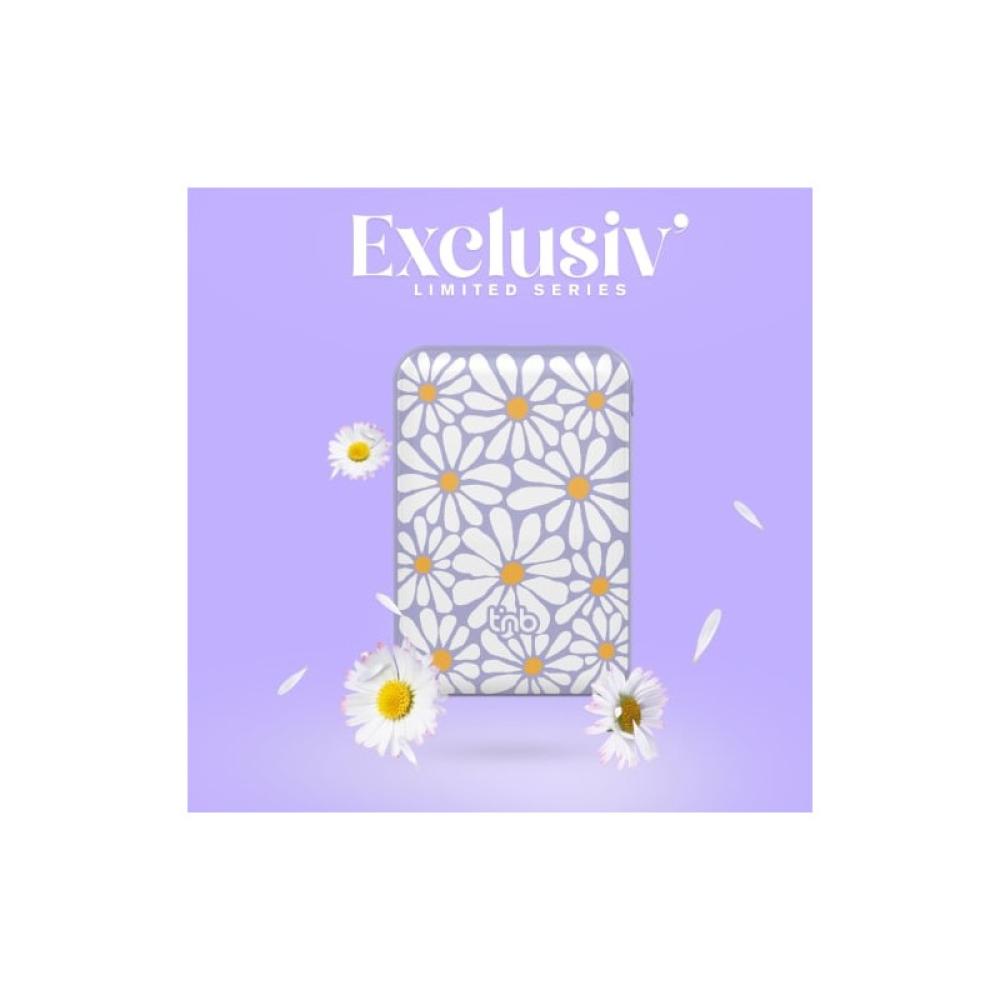 T''nB - PBUMAG5FLO batería externa Polímero de litio 5000 mAh Cargador inalámbrico Lavanda