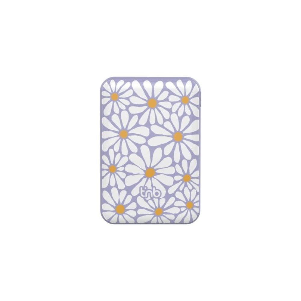 T''nB - PBUMAG5FLO batería externa Polímero de litio 5000 mAh Cargador inalámbrico Lavanda