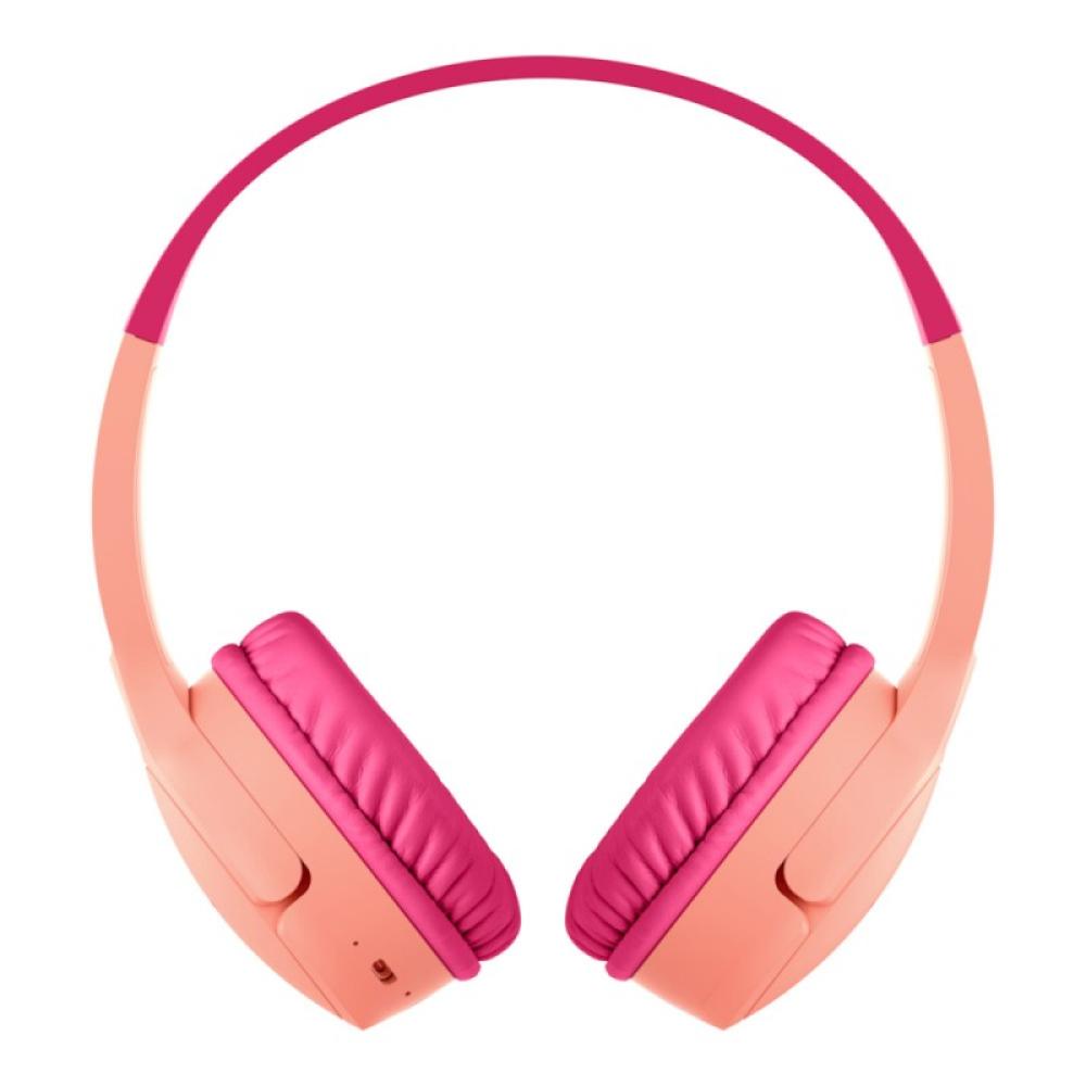 Belkin - SOUNDFORM Mini Auriculares Inalámbrico y alámbrico Diadema Música MicroUSB Bluetooth Rosa