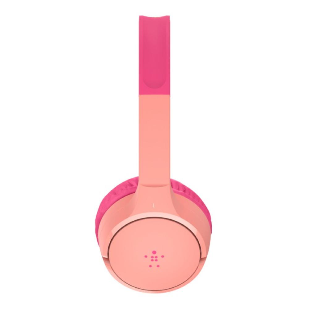 Belkin - SOUNDFORM Mini Auriculares Inalámbrico y alámbrico Diadema Música MicroUSB Bluetooth Rosa