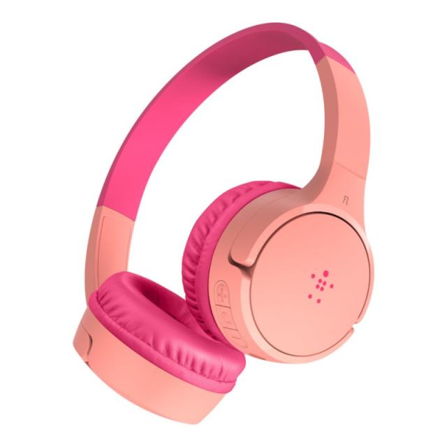Belkin - SOUNDFORM Mini Auriculares Inalámbrico y alámbrico Diadema Música MicroUSB Bluetooth Rosa