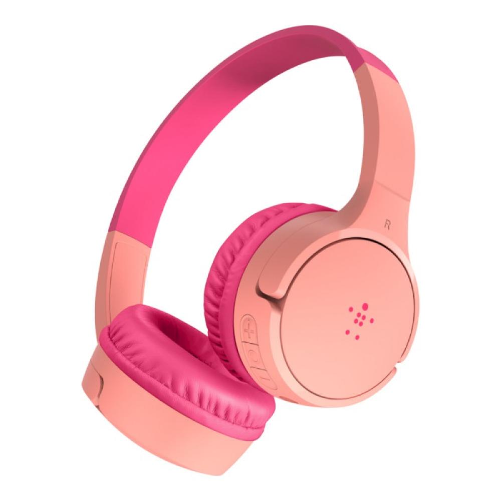 Belkin - SOUNDFORM Mini Auriculares Inalámbrico y alámbrico Diadema Música MicroUSB Bluetooth Rosa