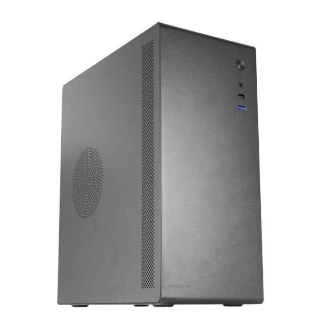 Tacens - NOVAX, Caja PC Ultracompacta Micro-ATX, Diseño Totalmente Metálico Ultrarresistente, 1x Ventilador Trasero 80m - 2NOVAX