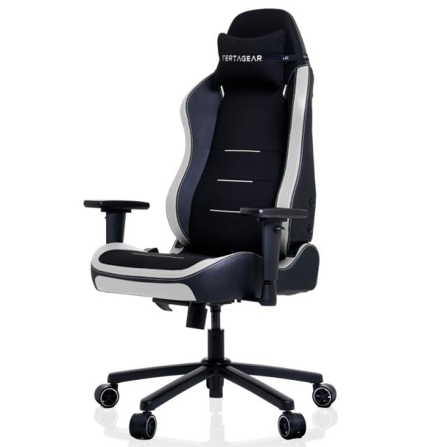 Vertagear - SL3800 schwarz/weiss Asiento acolchado Respaldo acolchado