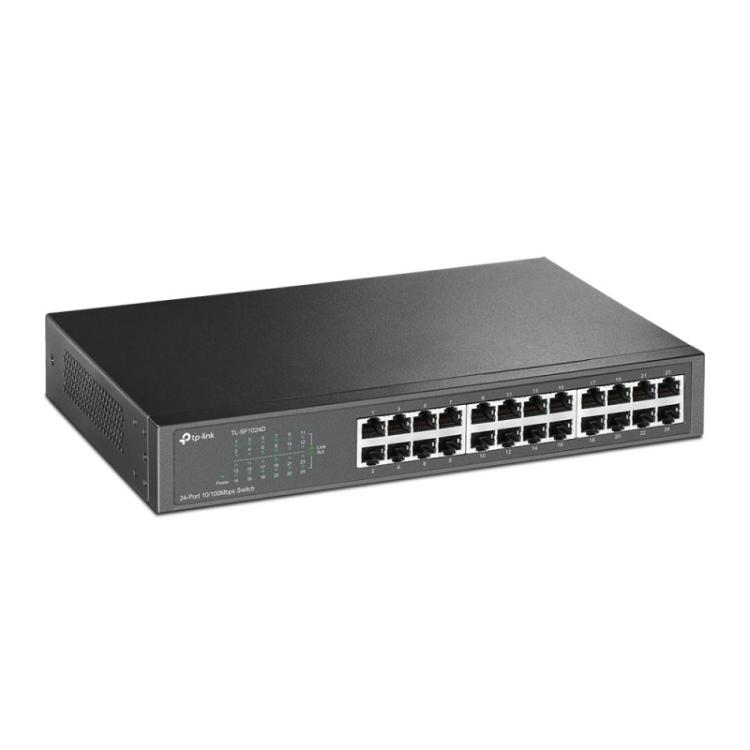 TP-Link - TL-SF1024D switch No administrado Fast Ethernet (10/100) Gris