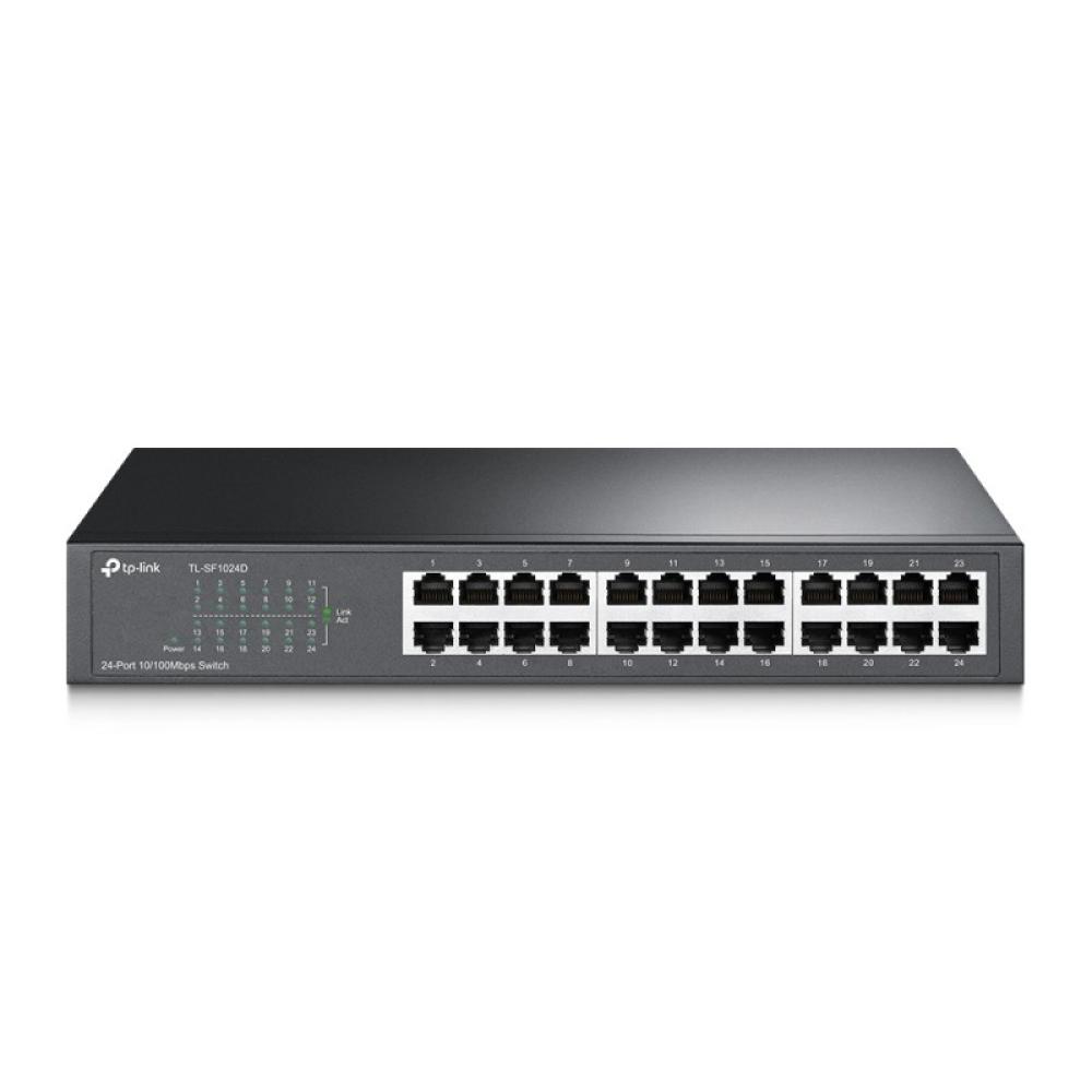 TP-Link - TL-SF1024D switch No administrado Fast Ethernet (10/100) Gris