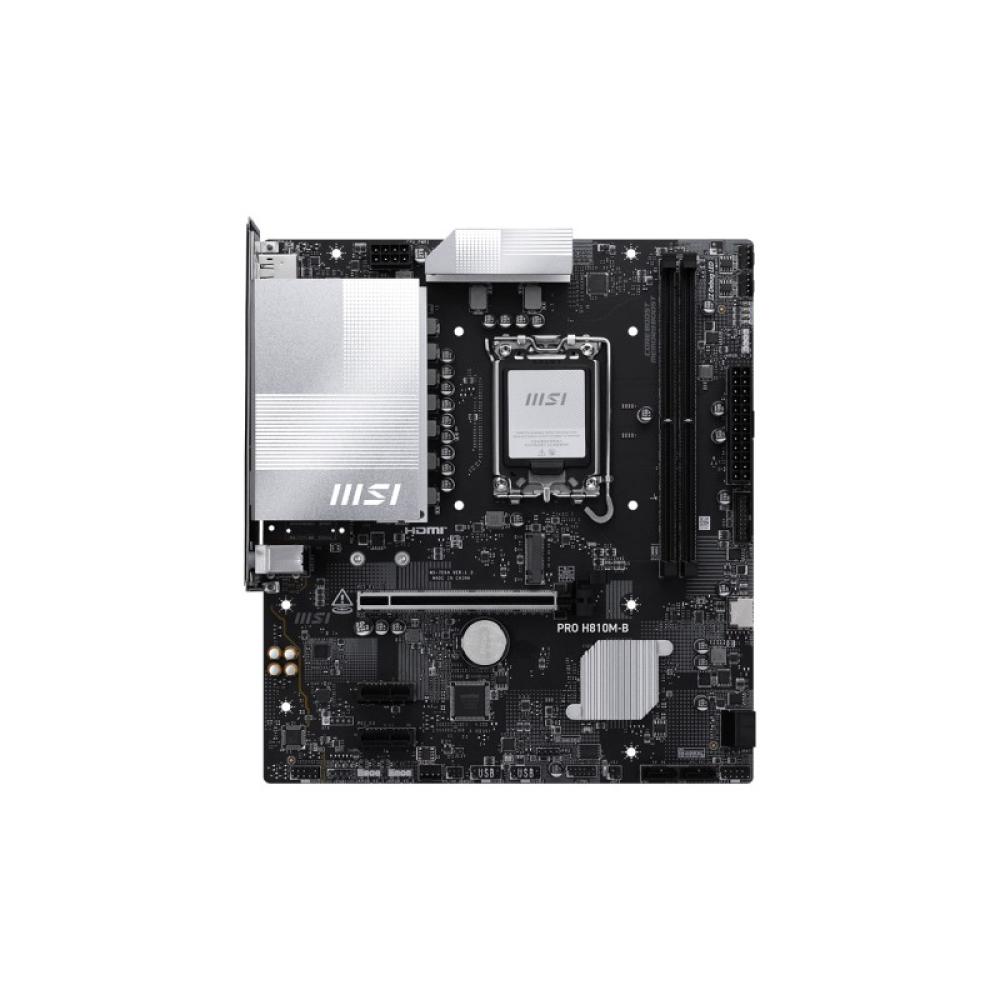 MSI - PRO H810M-B placa base Intel H810 LGA 1851 (Socket V1) micro ATX