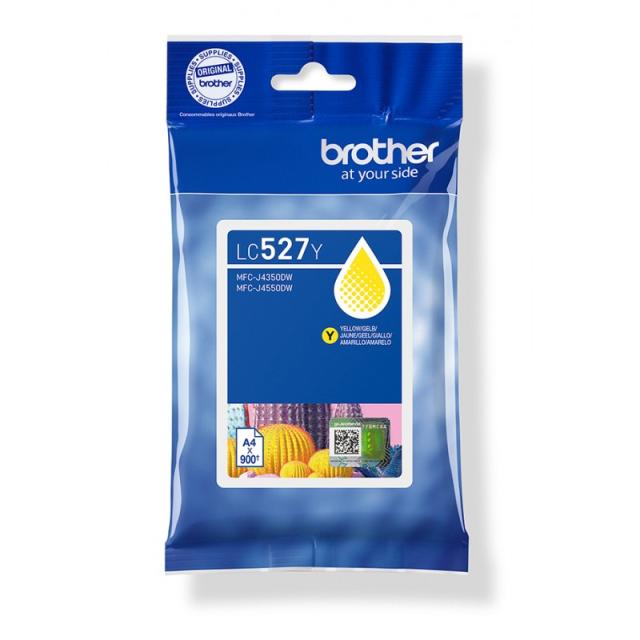 Brother - LC527Y cartucho de tinta 1 pieza(s) Original Amarillo