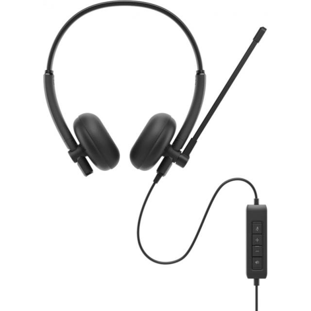 DELL - WH125 Auriculares Alámbrico Diadema Llamadas/Música USB tipo A Negro