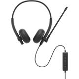 DELL - WH125 Auriculares Alámbrico Diadema Llamadas/Música USB tipo A Negro