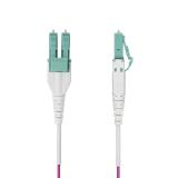 StarTech.com - Cable de Fibra Óptica Multimodo OM4 LC a LC UPC de 20m - 50/125µm - 40G/100G - Violeta Érica - LOMMF/VCSE - Cable