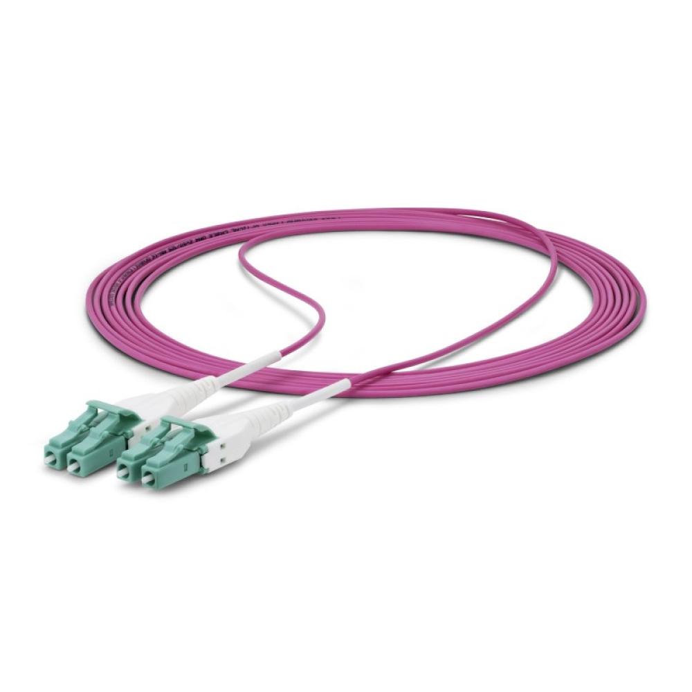 StarTech.com - Cable de Fibra Óptica Multimodo OM4 LC a LC UPC de 20m - 50/125µm - 40G/100G - Violeta Érica - LOMMF/VCSE - Cable