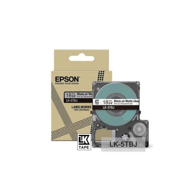 Epson - LK-5TBJ Negro, Transparente