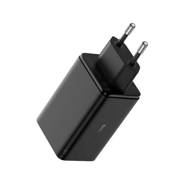 Baseus - GaN6 Pro Universal Negro Corriente alterna Carga rápida Interior