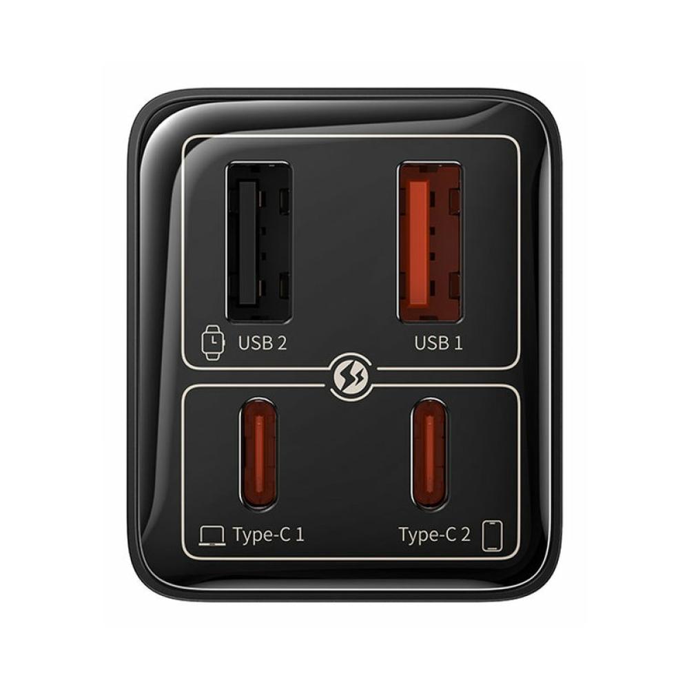 Baseus - GaN6 Pro Universal Negro Corriente alterna Carga rápida Interior