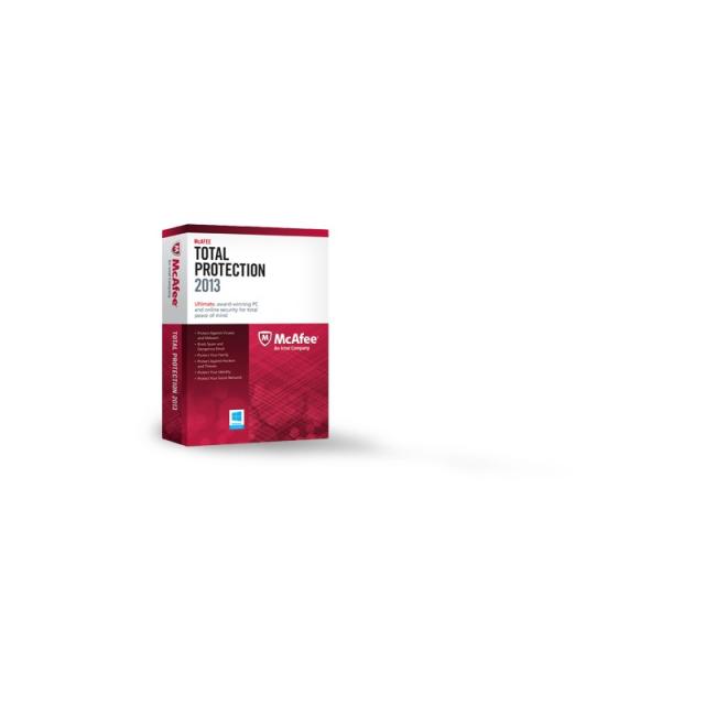 McAfee - Total Protection 2013 Seguridad de antivirus Completo 3 licencia(s)