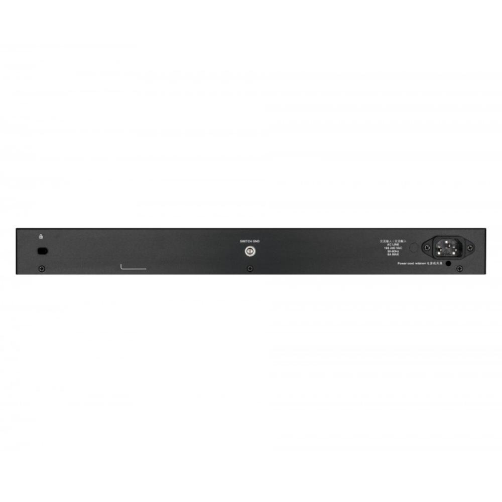 D-Link - DGS-1250-52XMP switch Gestionado L3 Energía sobre Ethernet (PoE) Negro