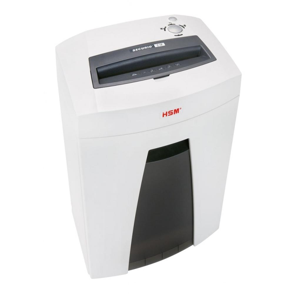 HSM - SECURIO C18 triturador de papel Particle-cut shredding 23 cm 55 dB Blanco