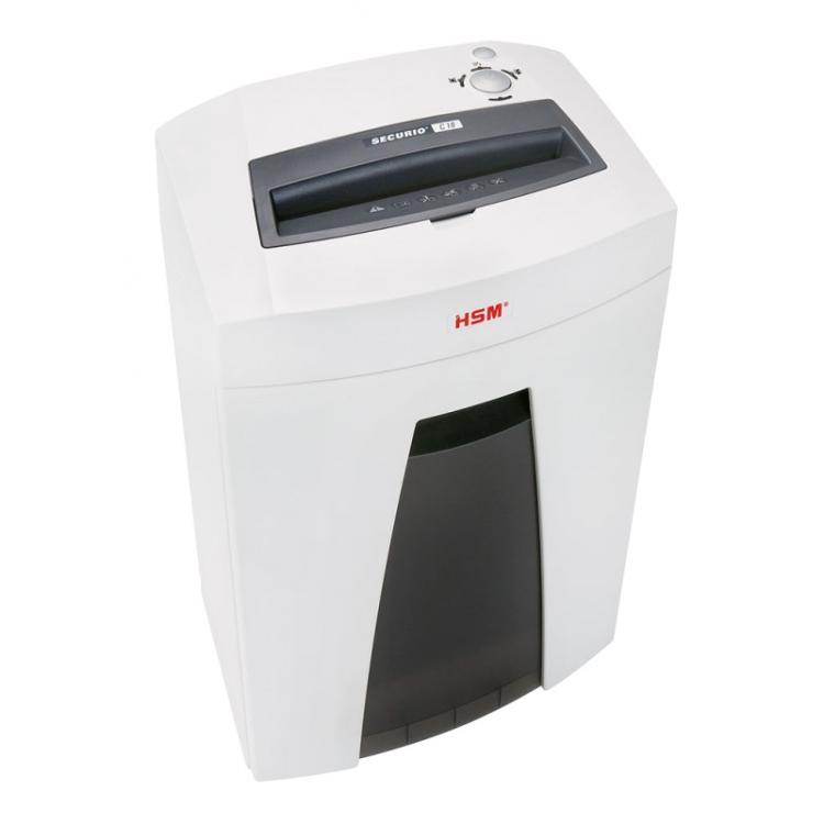 HSM - SECURIO C18 triturador de papel Particle-cut shredding 23 cm 55 dB Blanco
