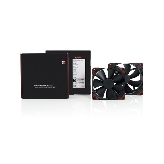 Noctua - NF-F12 industrialPPC-2000 PWM Carcasa del ordenador Ventilador 12 cm Negro, Marrón