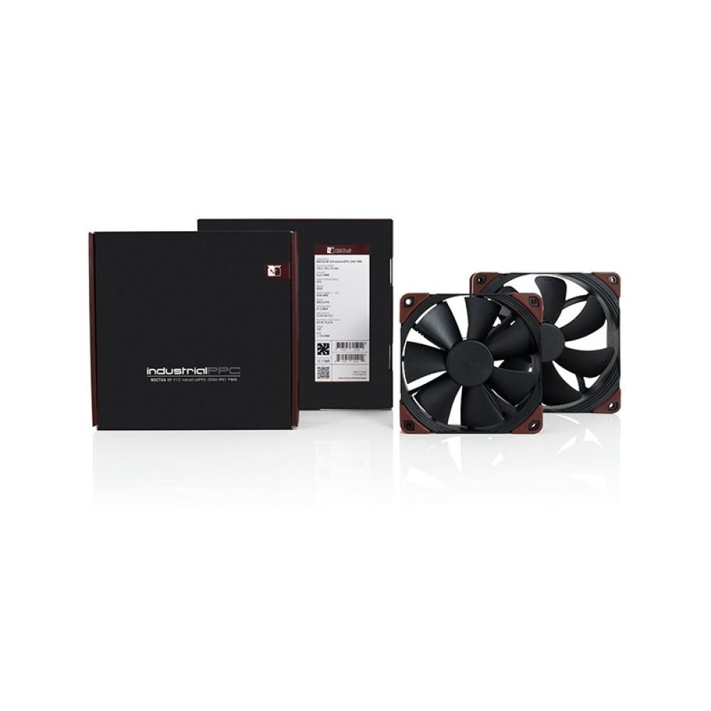 Noctua - NF-F12 industrialPPC-2000 PWM Carcasa del ordenador Ventilador 12 cm Negro, Marrón