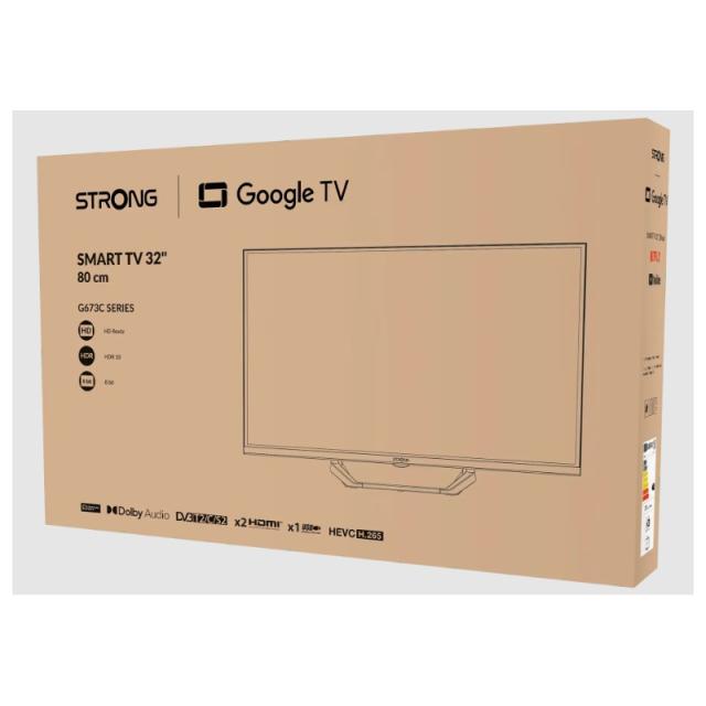 Strong - SRT32HG6733C Televisor 81,3 cm (32") HD Smart TV Wifi Negro 200 cd / m²