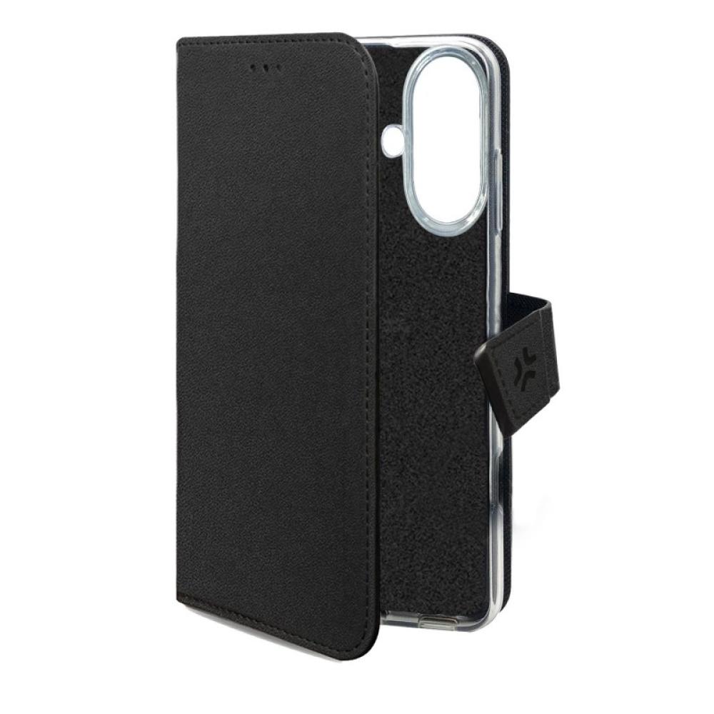 Celly - WALLY funda para teléfono móvil 17 cm (6.7") Funda cartera Negro - WALLY1105