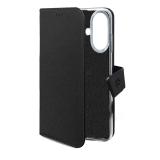 Celly - WALLY funda para teléfono móvil 17 cm (6.7") Funda cartera Negro - WALLY1105