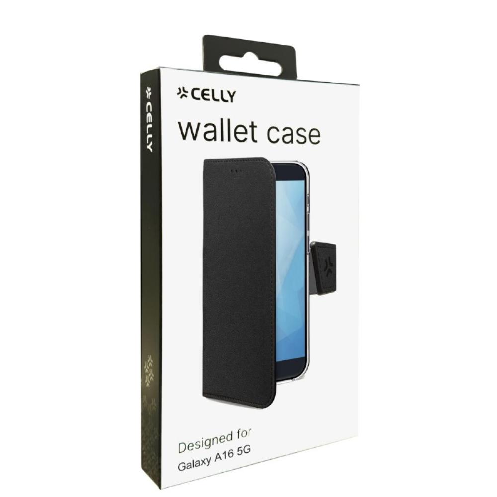 Celly - WALLY funda para teléfono móvil 17 cm (6.7") Funda cartera Negro - WALLY1105
