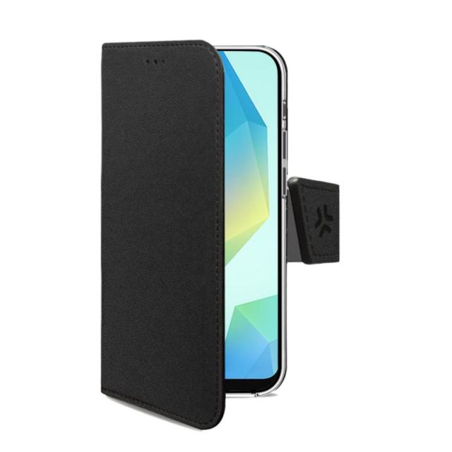 Celly - WALLY funda para teléfono móvil 17 cm (6.7") Funda cartera Negro - WALLY1105