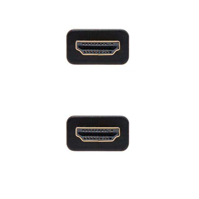 Nanocable - Cable HDMI V2.0 4K@60GHz 18 Gbps A/M-A/M, negro, 0.5 m.