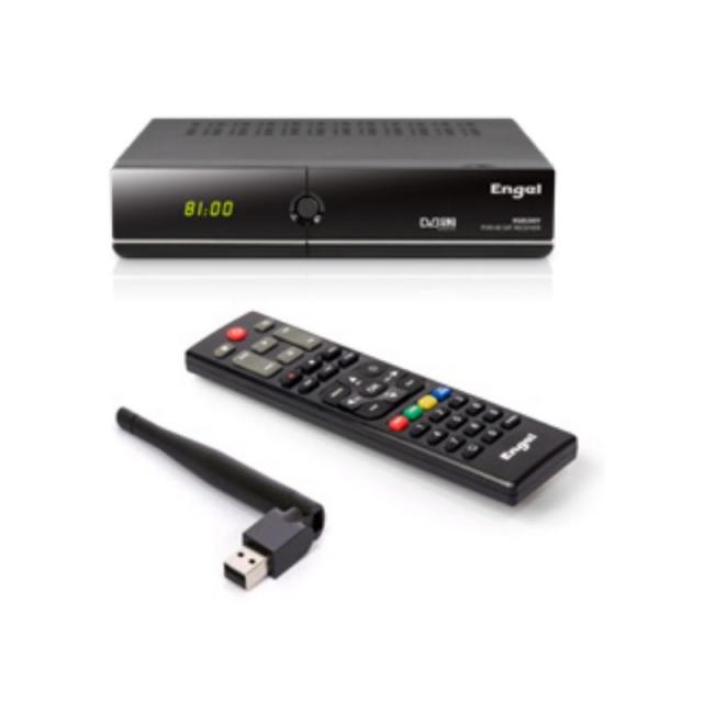 Engel - RS8100Y descodificador para televisor IPTV, Satélite Full HD Negro
