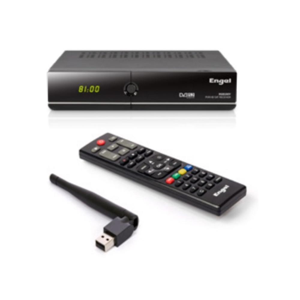 Engel - RS8100Y descodificador para televisor IPTV, Satélite Full HD Negro