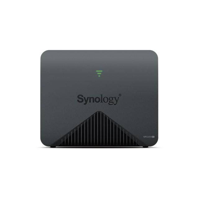 Synology - MR2200AC router inalámbrico Gigabit Ethernet Doble banda (2,4 GHz / 5 GHz) Negro