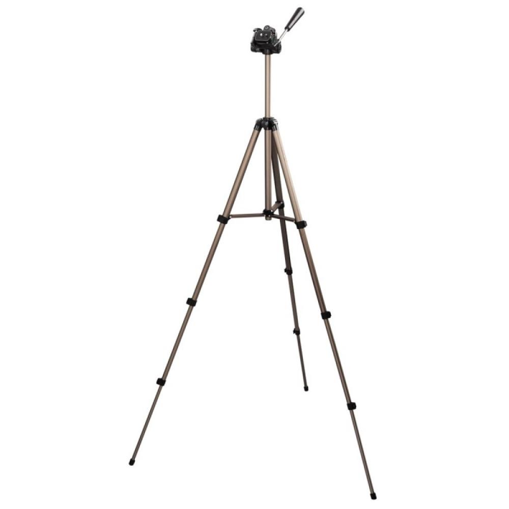 Hama - Trípode Star 75, para cámara de fotos, conexión 6.4mm, altura ajustable hasta 125 cm, Color Beige